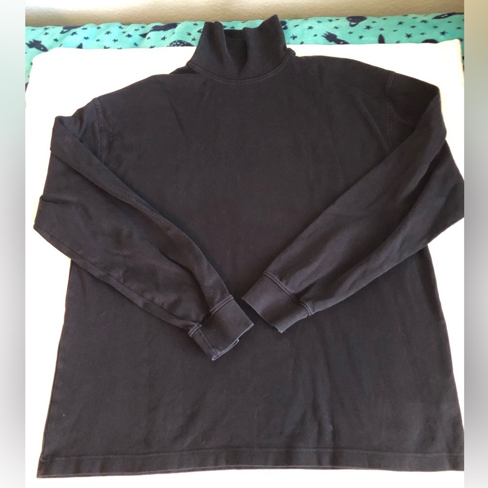 Cabela's Black Turtleneck Long Sleeve Mens 2XL